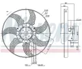 NISSENS Vtrk chlazen motoru NIS 85802, 85802