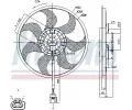 NISSENS Vtrk chlazen motoru NIS 85805, 85805