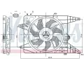 NISSENS Vtrk chlazen motoru NIS 85890, 85890