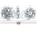 NISSENS Větrák chlazení motoru NIS 85909, 85909