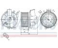 NISSENS Vnitn ventiltor NIS 87021, 87021