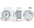 NISSENS Vnitn ventiltor NIS 87034, 87034