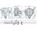 NISSENS Vnitn ventiltor NIS 87048, 87048