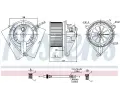 NISSENS Vnitn ventiltor NIS 87052, 87052