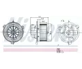 NISSENS Vnit�n� ventil�tor NIS 87056, 87056