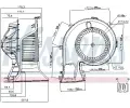 NISSENS Vnitn ventiltor NIS 87067, 87067