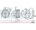 NISSENS Vnitn ventiltor NIS 87068, 87068