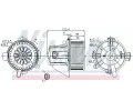 NISSENS Vnitn ventiltor NIS 87090, 87090