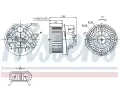 NISSENS Vnitn ventiltor NIS 87091, 87091