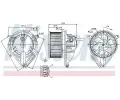 NISSENS Vnitn ventiltor NIS 87095, 87095