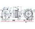 NISSENS Vnitn ventiltor NIS 87111, 87111