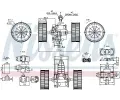 NISSENS Vnitn ventiltor NIS 87117, 87117
