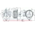 NISSENS Vnitn ventiltor NIS 87128, 87128