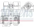 NISSENS Vnitřní ventilátor NIS 87132, 87132