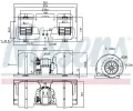 NISSENS Vnitn ventiltor NIS 87141, 87141