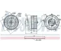 NISSENS Vnitn ventiltor NIS 87152, 87152