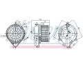 NISSENS Vnitn ventiltor NIS 87175, 87175