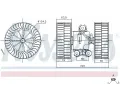 NISSENS Vnitn ventiltor NIS 87212, 87212