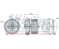 NISSENS Vnitn ventiltor NIS 87214, 87214