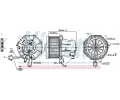 NISSENS Vnitn ventiltor NIS 87215, 87215