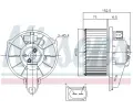 NISSENS Vnitn ventiltor NIS 87221, 87221