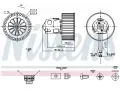 NISSENS Vnitn ventiltor NIS 87240, 87240