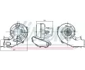 NISSENS Vnitn ventiltor NIS 87247, 87247