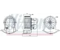NISSENS Vnitn ventiltor NIS 87271, 87271