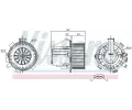 NISSENS Vnitn ventiltor NIS 87281, 87281