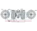 NISSENS Vnitn ventiltor NIS 87340, 87340