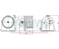 NISSENS Vnitn ventiltor NIS 87386, 87386
