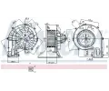 NISSENS Vnitn ventiltor NIS 87401, 87401