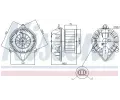 NISSENS Vnitn ventiltor NIS 87403, 87403
