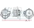NISSENS Vnitn ventiltor NIS 87431, 87431