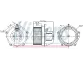 NISSENS Vnitn ventiltor NIS 87444, 87444