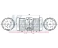 NISSENS Vnitn ventiltor NIS 87448, 87448