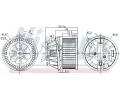 NISSENS Vnitřní ventilátor NIS 87481, 87481