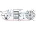 NISSENS Vnitřní ventilátor NIS 87482, 87482