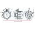 NISSENS Vnitn ventiltor NIS 87495, 87495