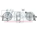NISSENS Vnitn ventiltor NIS 87500, 87500
