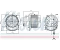 NISSENS Vnitn ventiltor NIS 87504, 87504