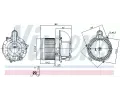 NISSENS Vnitn ventiltor NIS 87523, 87523