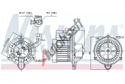 NISSENS Vnitn ventiltor NIS 87537, 87537