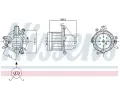 Vnitn ventiltor NISSENS ‐ NIS 87542