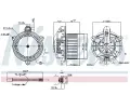 NISSENS Vnitn ventiltor NIS 87559, 87559