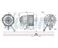 NISSENS Vnitn ventiltor NIS 87597, 87597