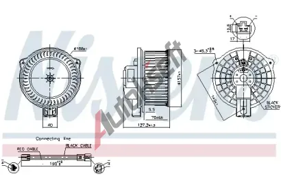 NISSENS Vnitn ventiltor NIS 87630, 87630