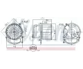 Vnitn ventiltor NISSENS ‐ NIS 87635