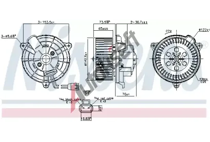 NISSENS Vnit�n� ventil�tor NIS 87649, 87649