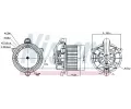 NISSENS Vnitřní ventilátor NIS 87857, 87857